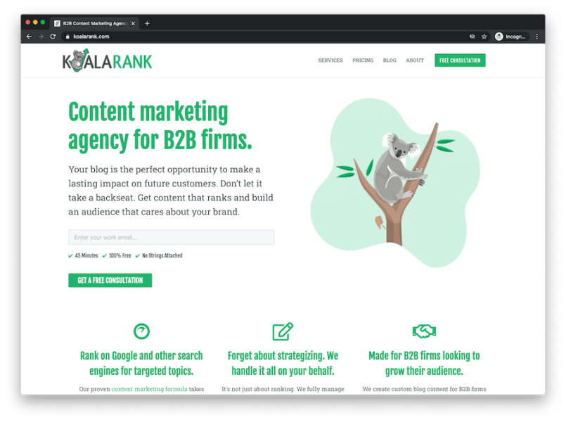 content marketing agency for b2b firms
