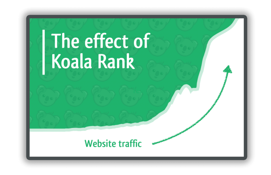 the effect of koala rank on website traffic